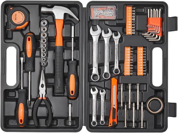 HIEEY 148 Piece Home Tool Kit - The Ultimate Toolbox for Every DIY Project