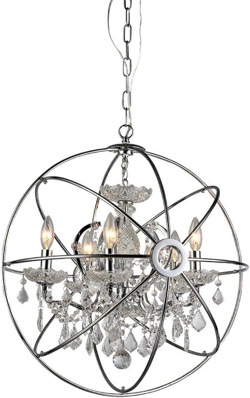 Saturn's Ring Chandelier by Whse of Tiffany