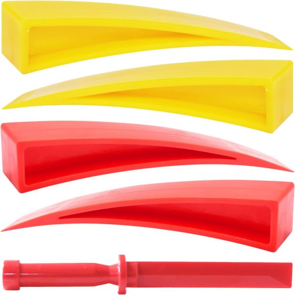 Curved Car Door Window Wedge and Plastic Chisel Scraper Set