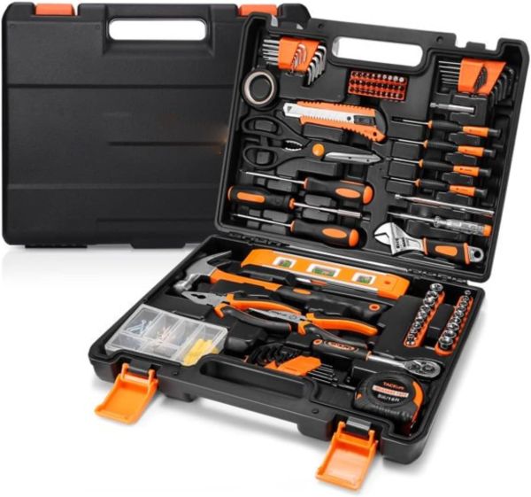 Ultimate Home Repair Tool Set - 144 Pieces of Versatile Tools for All Your DIY Needs