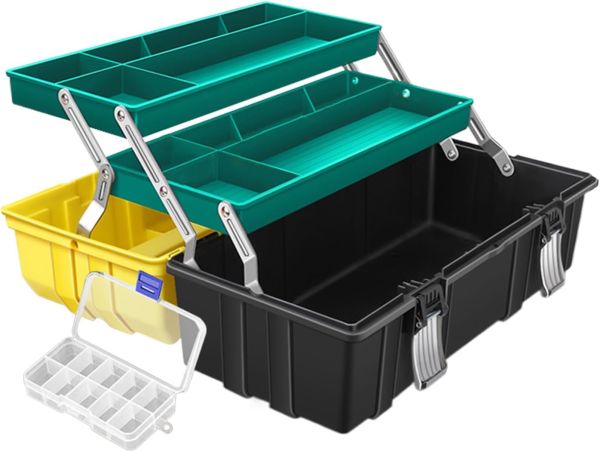 Lockable Toolbox - The Ultimate Organizer for Home and Repair Tools