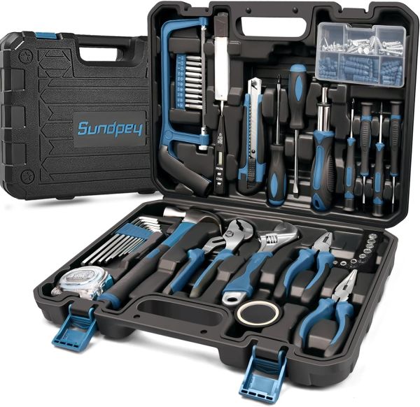 Sundpey 148-Pcs Home Tool Kit - The Ultimate Household Repair Companion