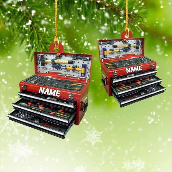 Personalized Mechanic Tools Set Ornament