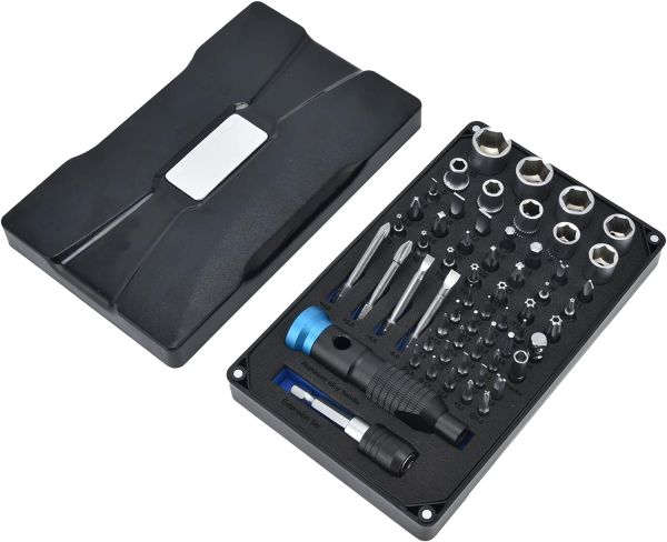 Accurate Screwdriver Kit, 60Pcs JM-6125 Electronics Repair Tool Set