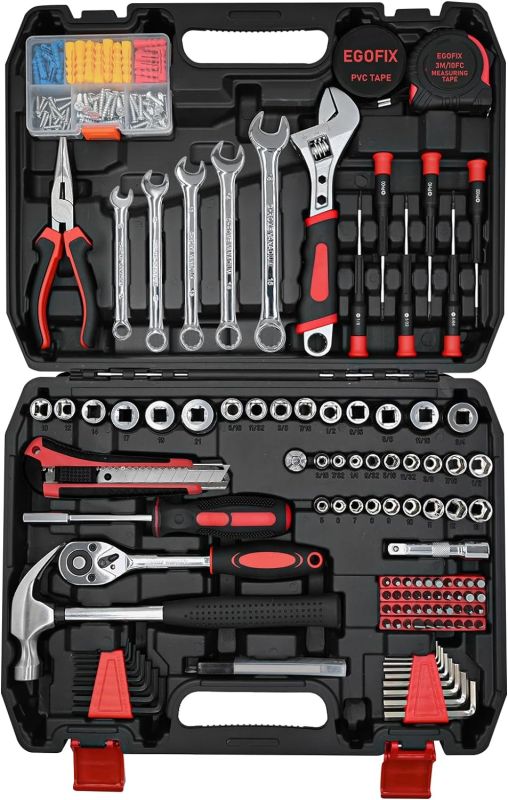 EGOFIX Ultimate 232-Piece Home Repair Tool Kit