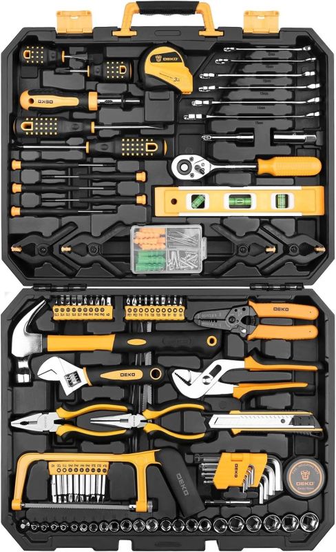 DEKOPRO 228-Piece Socket Wrench Auto Repair Tool Combo