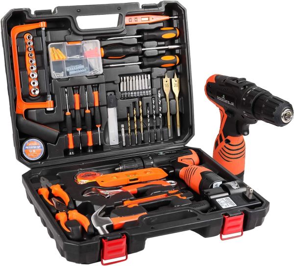 "Pro-Tech 16.8V Cordless Drill Kit"