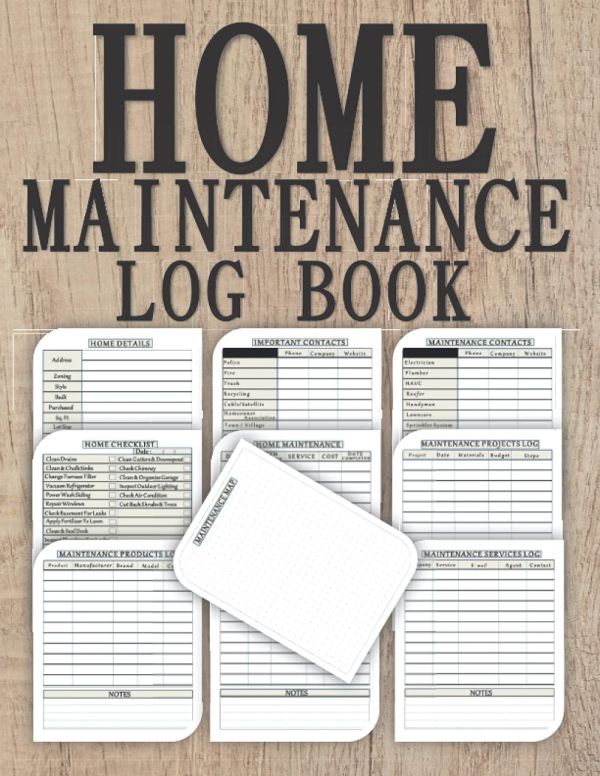 Home Maintenance Log Book