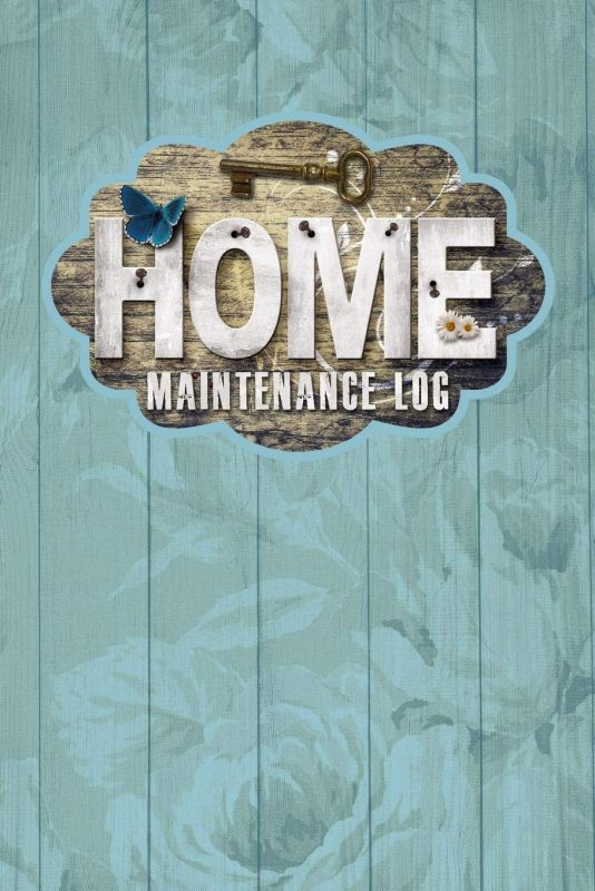 Home Repair Log: Homeowner's Maintenance Tracker Vintage Style Notebook