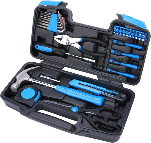 EFFICERE 40-Piece All Purpose Household Tool Kit