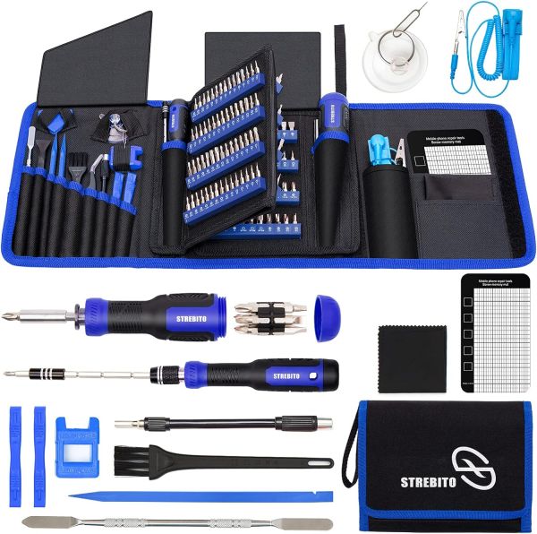 STREBITO Precision Screwdriver Set - The Ultimate Home Improvement Tool Kit