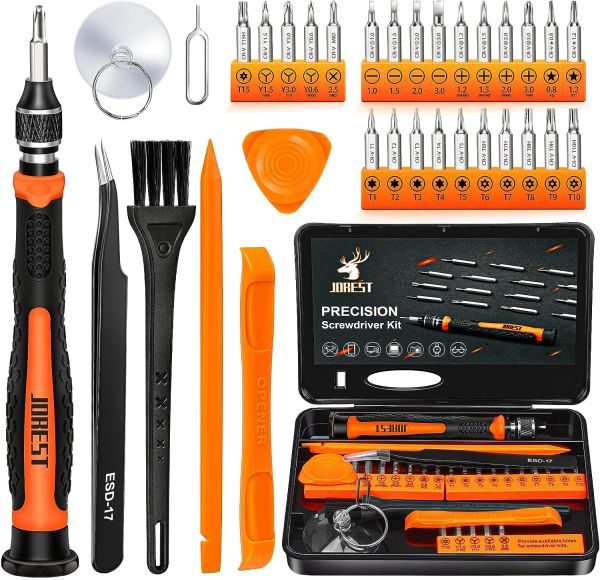 JOREST 33Pcs Precision Screwdriver Set - Complete Tool Kit for Home Repair