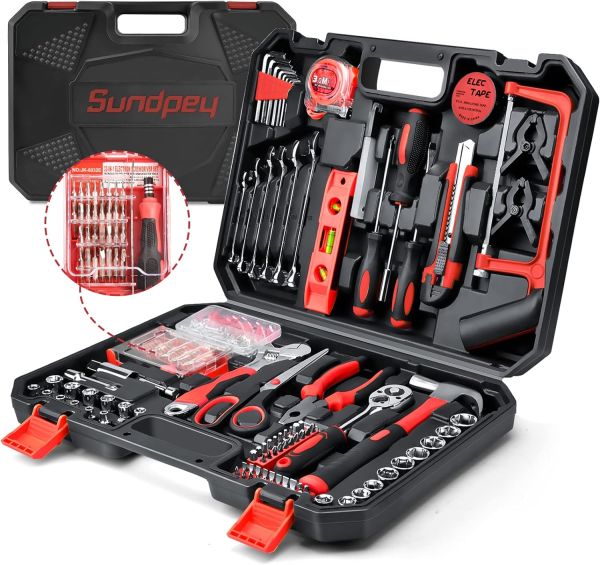 Sundpey 257-Piece Home Tool Kit - Ultimate Repair Tool Set for Homeowners and DIY Enthusiasts