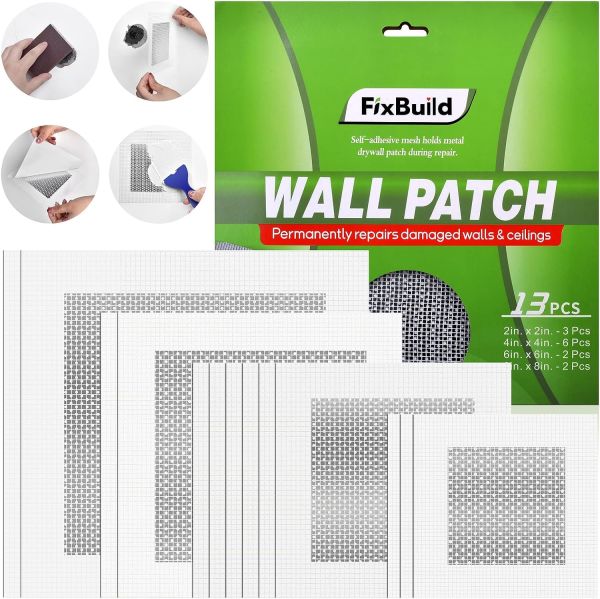 Ishigao Drywall Repair Patch Kit - Complete Aluminum Wall Repair Solution