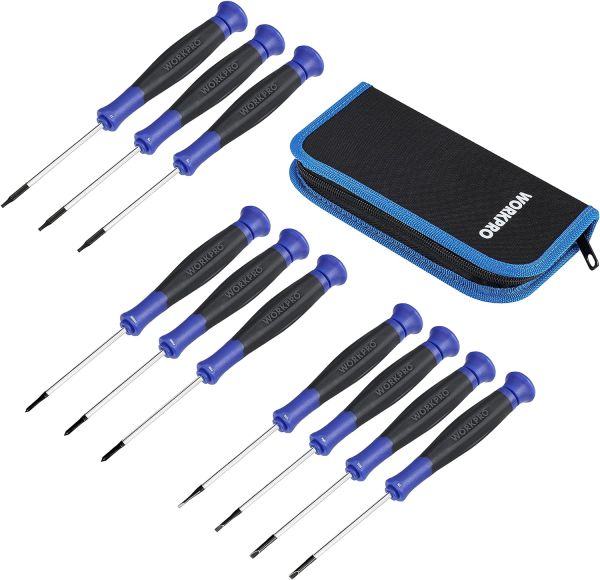 Precision Screwdriver Set - 10-Piece Repair Tool Kit for Electronics and More